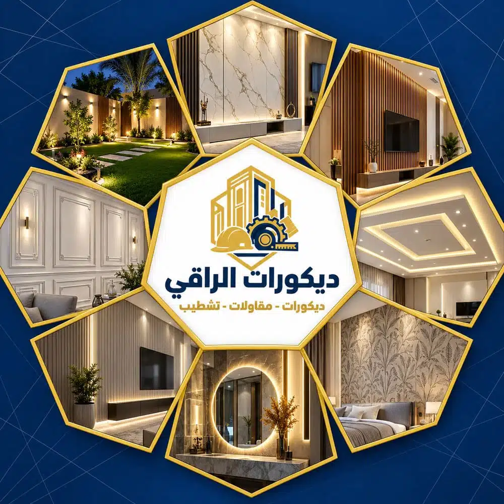 ديكورات الراقي - خدمات الديكورات والمقاولات العامة والتشطيب في الرياض